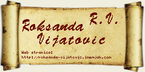 Roksanda Vijatović vizit kartica